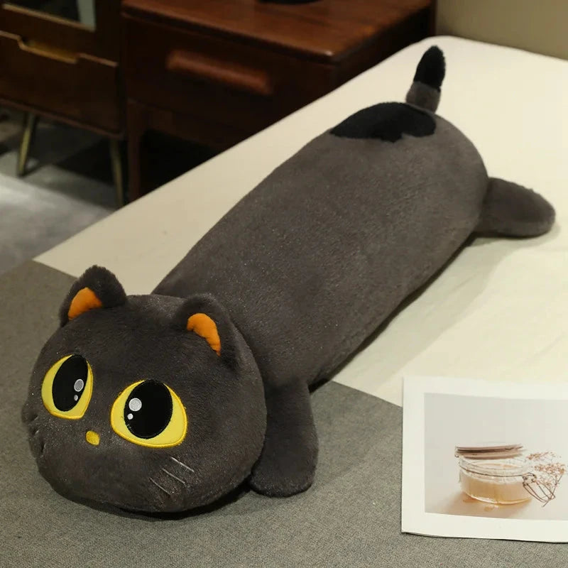 Kawaii Long Snuggly Cat Plush Family - Image 16
