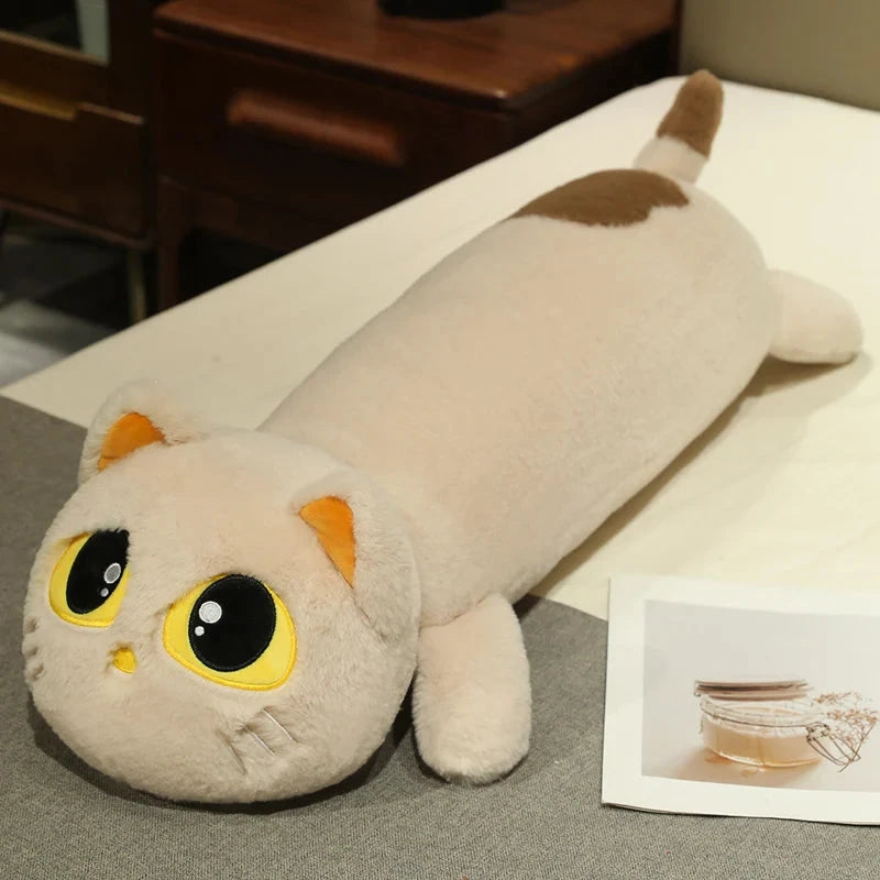 Kawaii Long Snuggly Cat Plush Family - Image 15