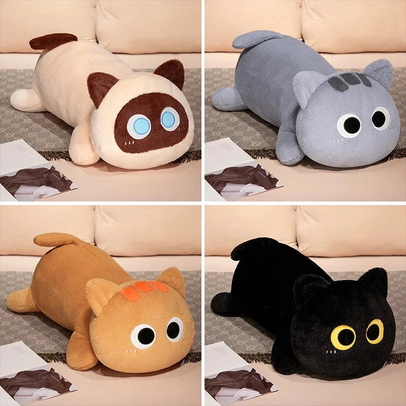 Kawaii Long Snuggly Cat Plushies - Image 7