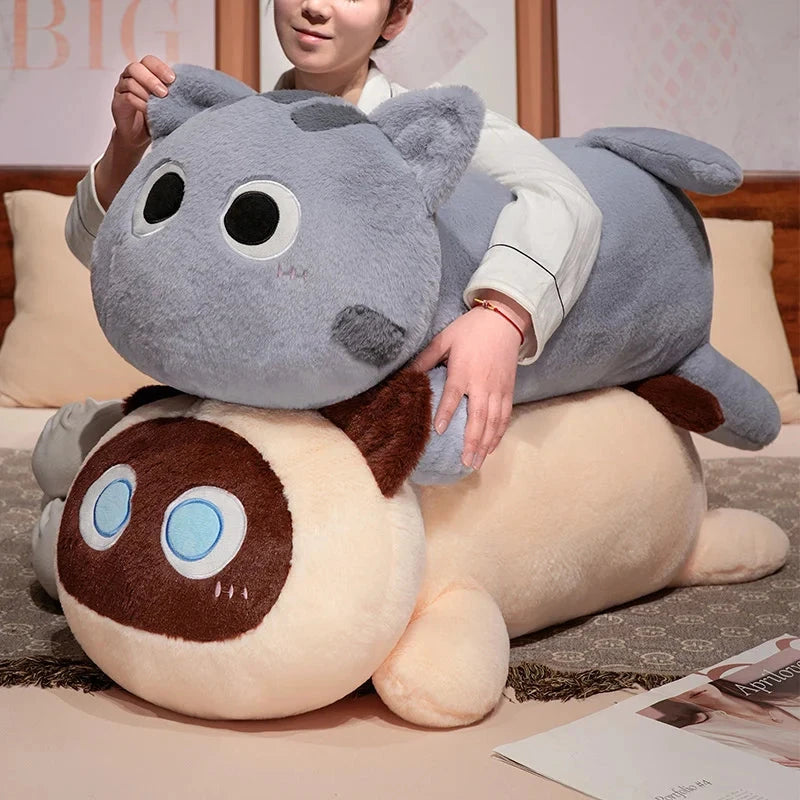 Kawaii Long Snuggly Cat Plushies - Image 2