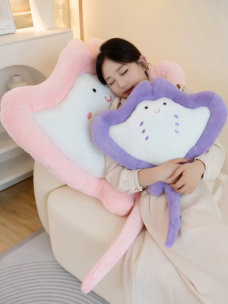 Kawaii Pastel Fluffy Stingray Plushies - Image 11
