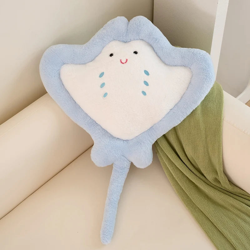 Kawaii Pastel Fluffy Stingray Plushies - Image 8