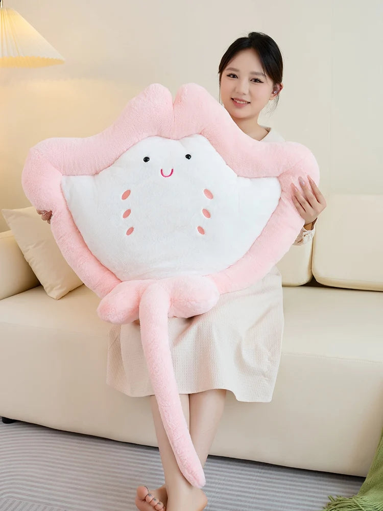 Kawaii Pastel Fluffy Stingray Plushies - Image 15