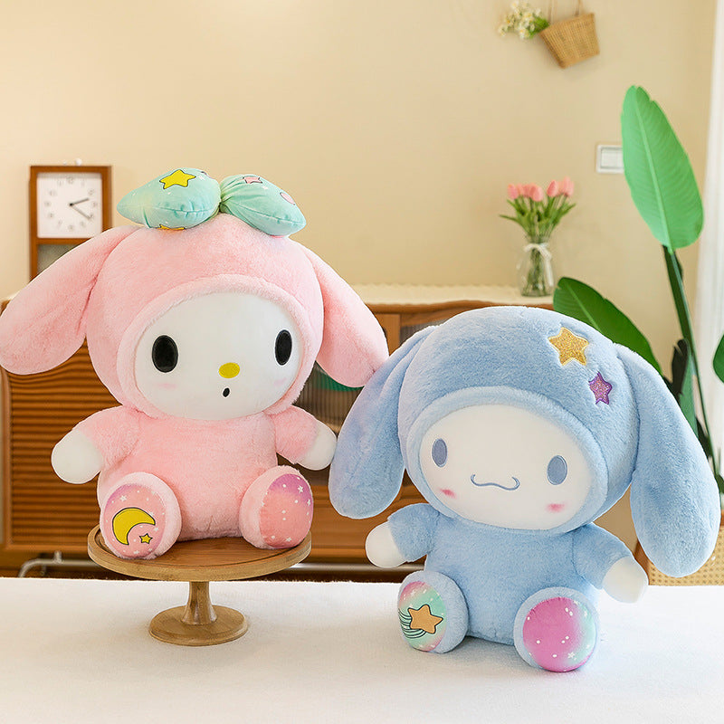 Kawaii Plush Collection: Melody, Kuromi, and Cinnamoroll - Image 7