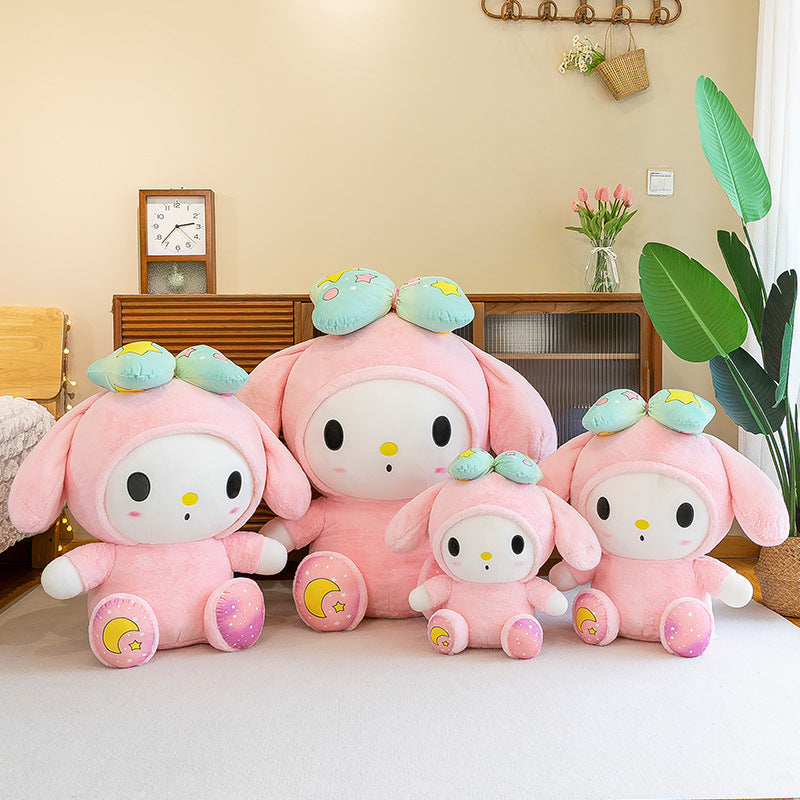 Kawaii Plush Collection: Melody, Kuromi, and Cinnamoroll - Image 6