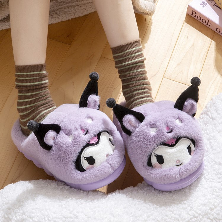 Kawaii Purple Kuromi Slippers - Image 3