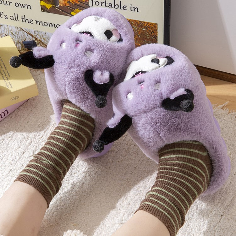 Kawaii Purple Kuromi Slippers - Image 4