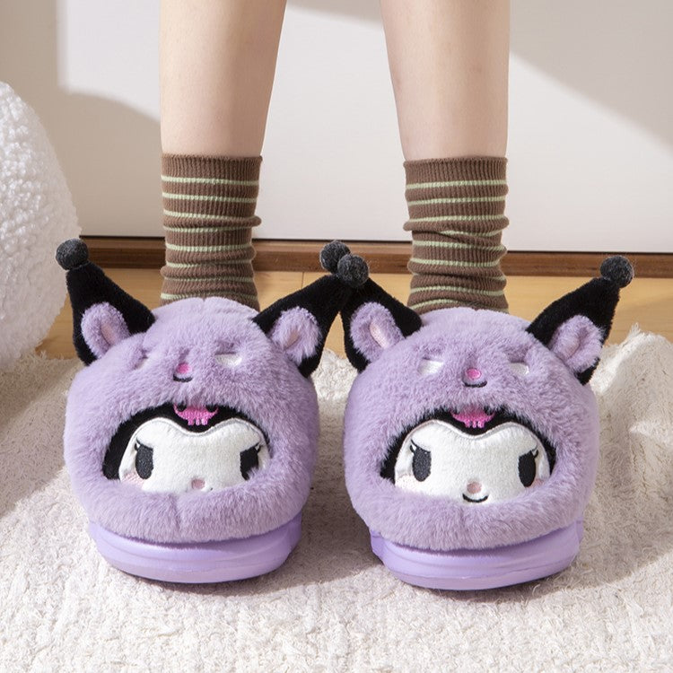 Kawaii Purple Kuromi Slippers - Image 2