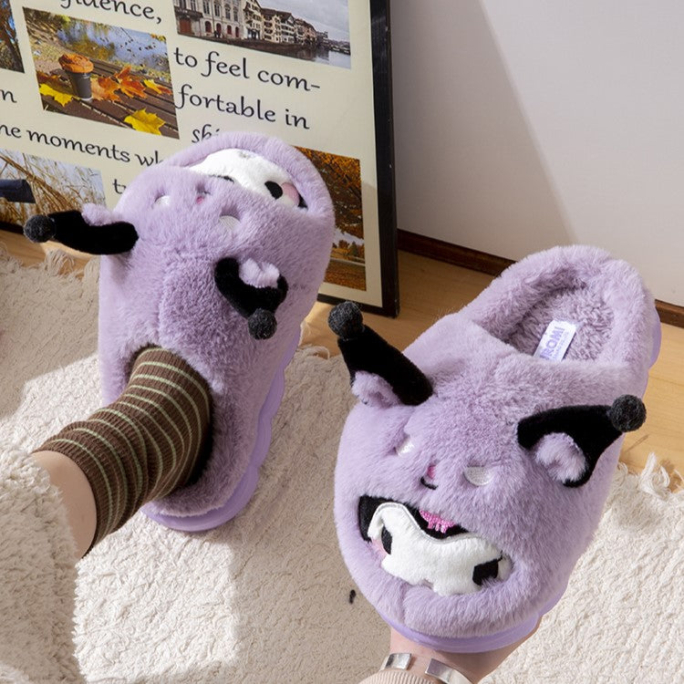 Kawaii Purple Kuromi Slippers - Image 5