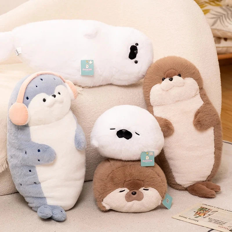 Kawaii Seal Plushie Family - Image 2