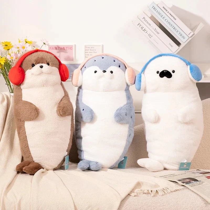 Kawaii Seal Plushie Family - Image 17