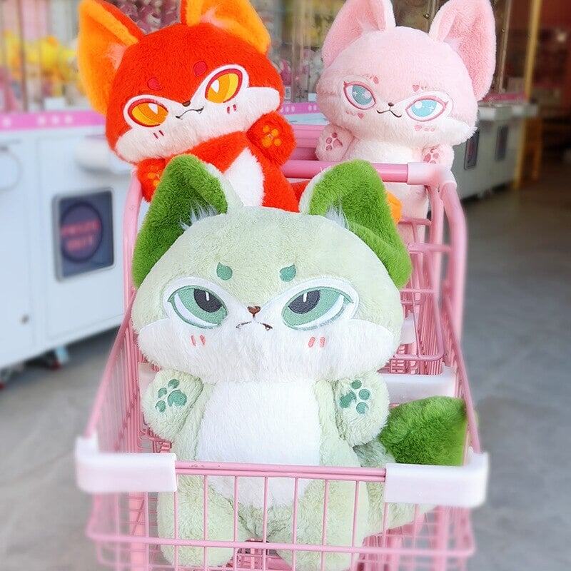 Kawaii Sleek Fox Plushie - Image 10
