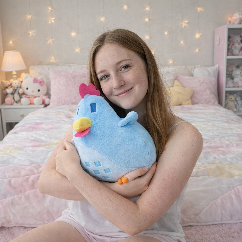 Kawaii Stardew Valley Chicken Plushie - Image 5