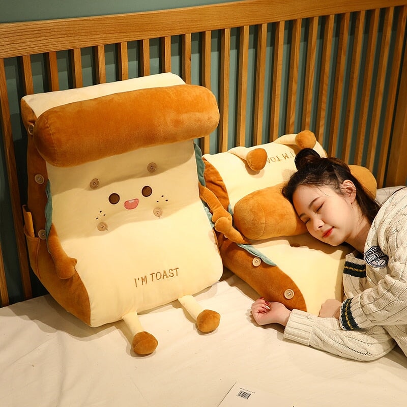 Kawaii Toasted Bread Back Support Plushie - Image 7