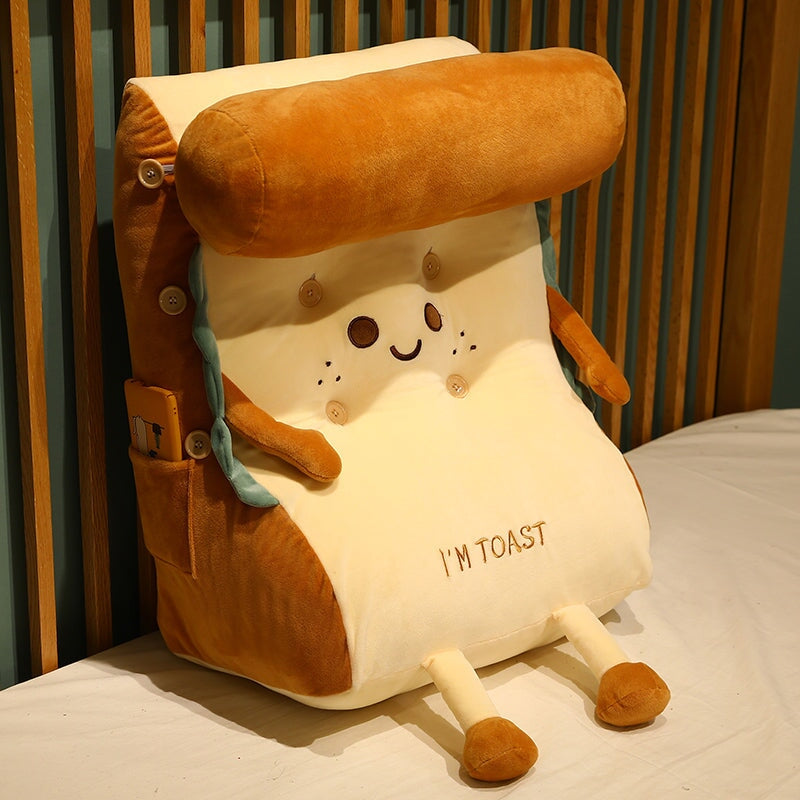 Kawaii Toasted Bread Back Support Plushie - Image 10