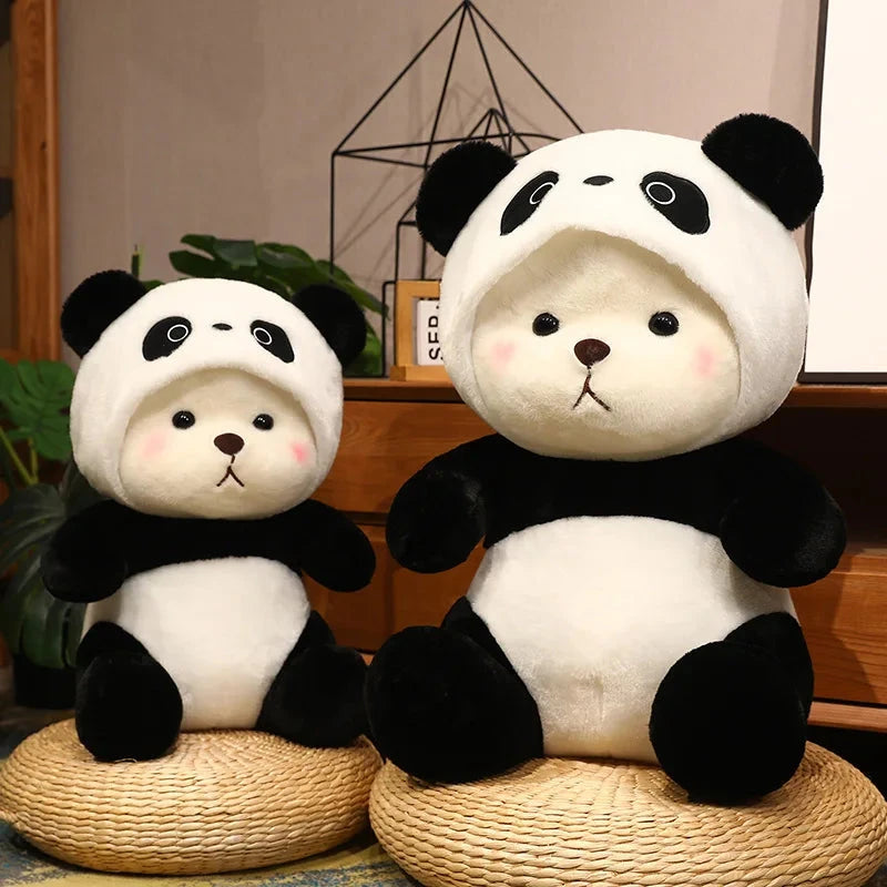 Kawaii White Bear Panda Outfit Plushie - Image 7
