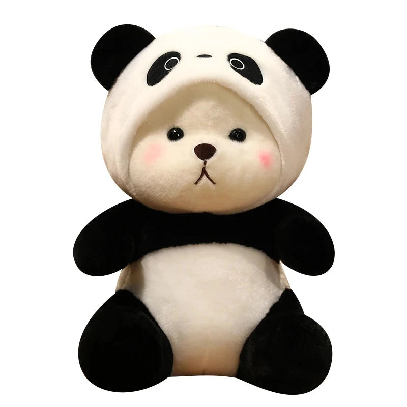 Kawaii White Bear Panda Outfit Plushie - Image 16