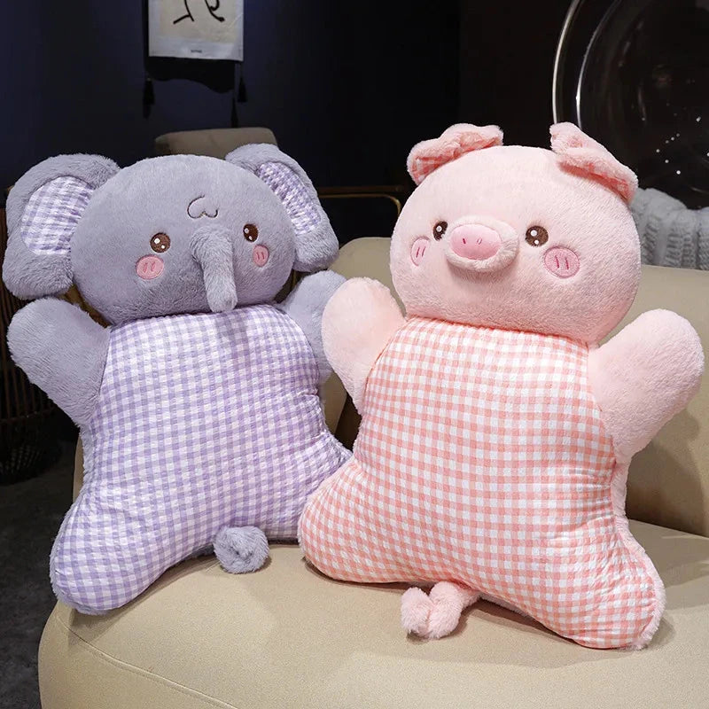 Cozy Pastel Animal Cuddle Cushions - Image 5