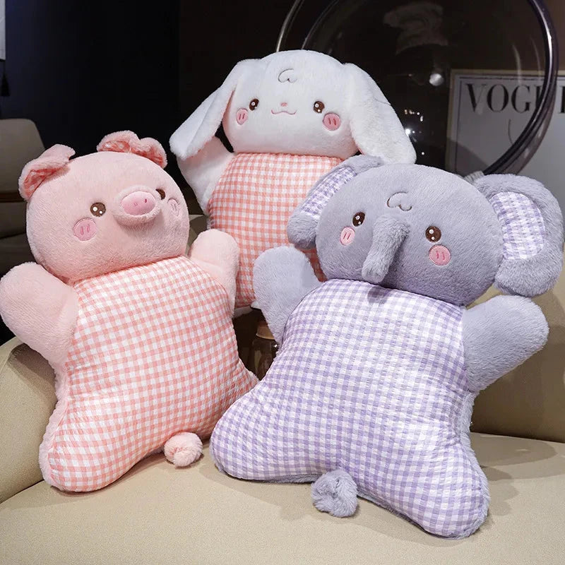 Cozy Pastel Animal Cuddle Cushions - Image 10