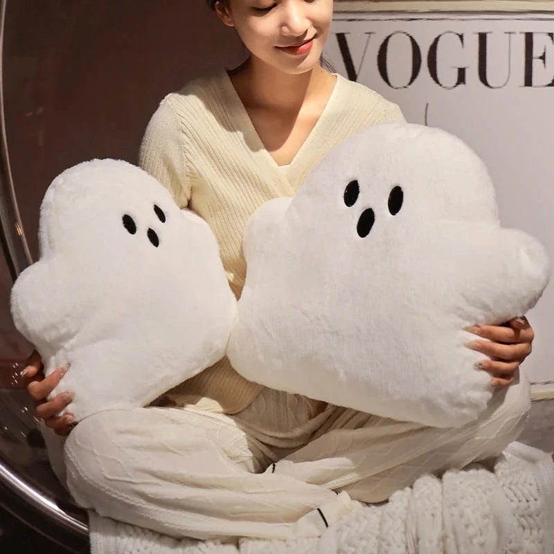Ghost White Cloud Plush Pillow - Image 3