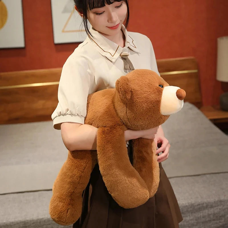Kumo the Fluffy Brown Bear Plushie - Image 13