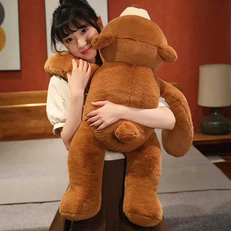 Kumo the Fluffy Brown Bear Plushie - Image 14