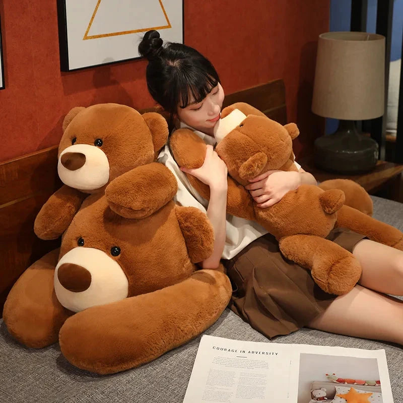 Kumo the Fluffy Brown Bear Plushie - Image 10