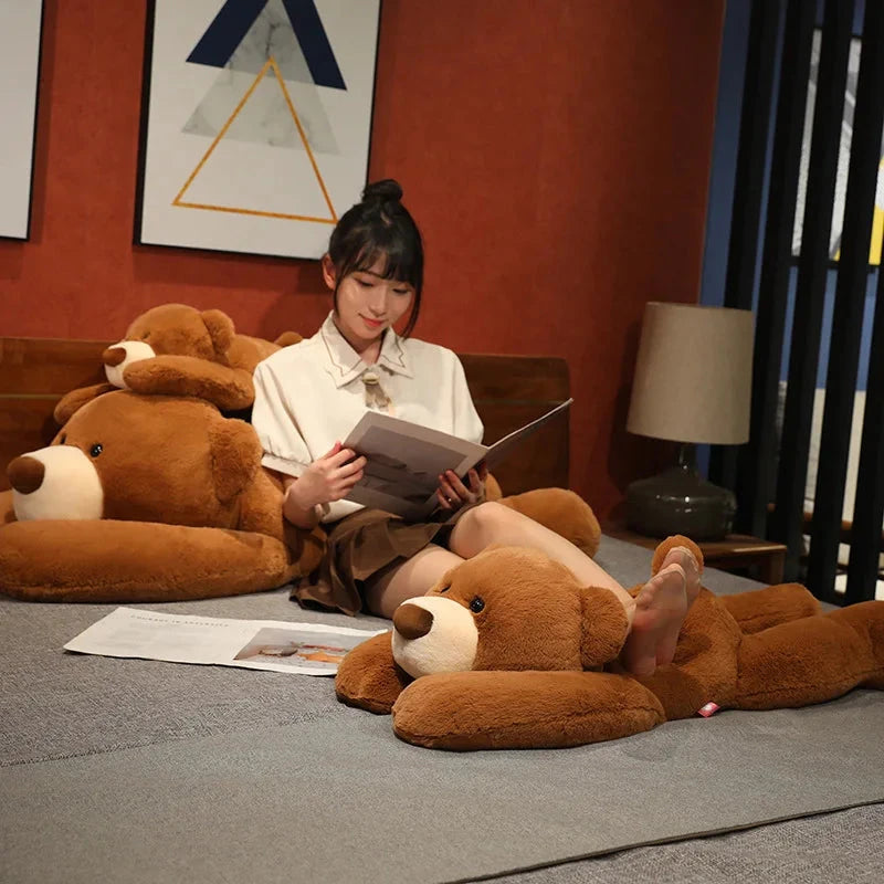 Kumo the Fluffy Brown Bear Plushie - Image 9