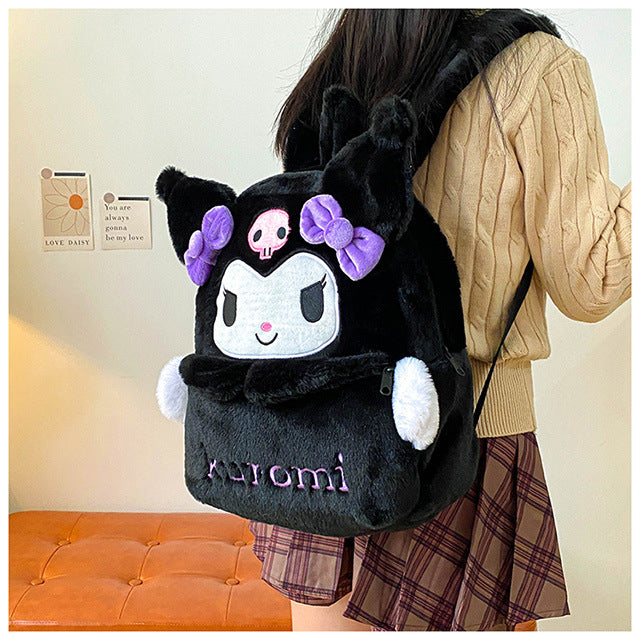 Kuromi Plush Backpack - Image 3