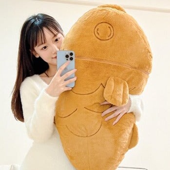 Large Kawaii Taiyaki Bone Carrot Animal Plushie Collection - Image 6