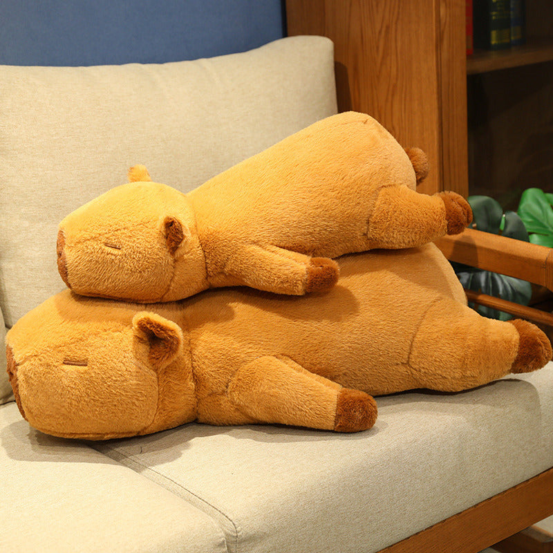 Laying Flat Capybara Plush Toy - Image 3