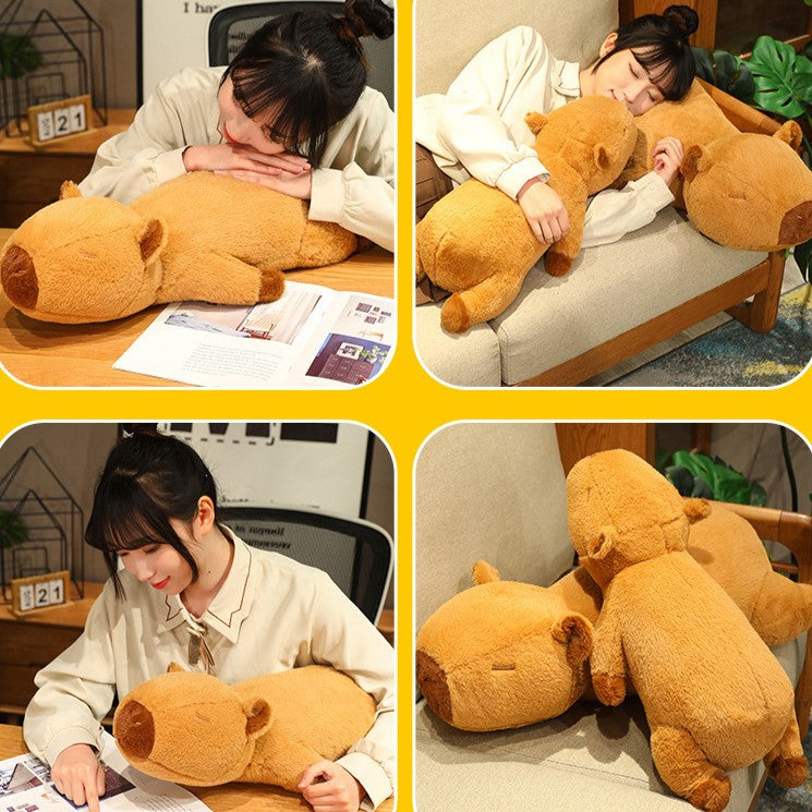 Laying Flat Capybara Plush Toy - Image 2
