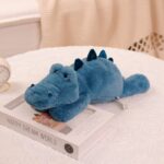 Laying Sloth and Fox Raccoon Crocodile Plushie Friends