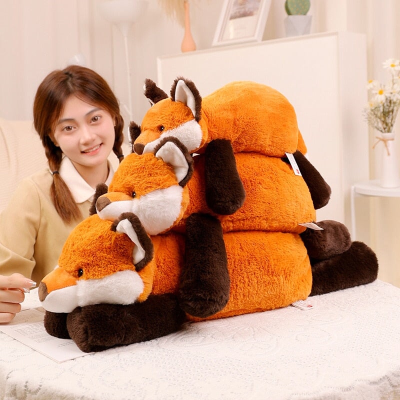 Laying Sloth and Fox Raccoon Crocodile Plushie Friends - Image 8