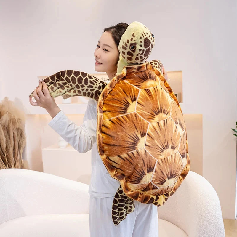 Lifelike Sea Turtle Plushies - Image 7