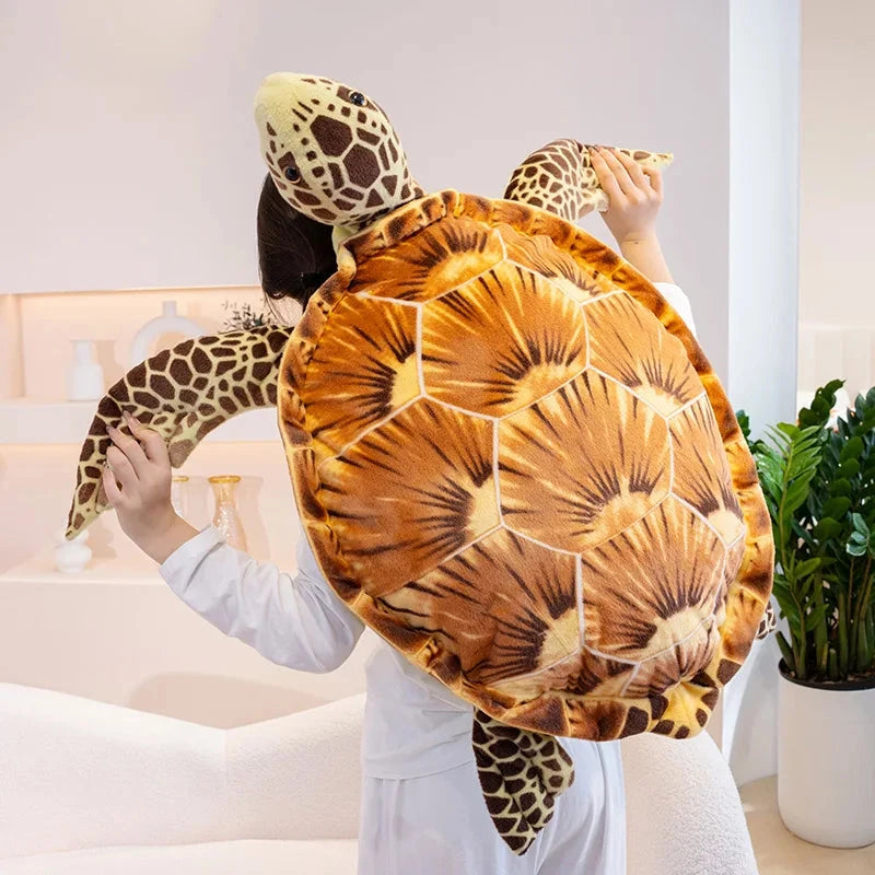 Lifelike Sea Turtle Plushies - Image 2
