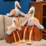 Lila the Long-legged Crane Plush
