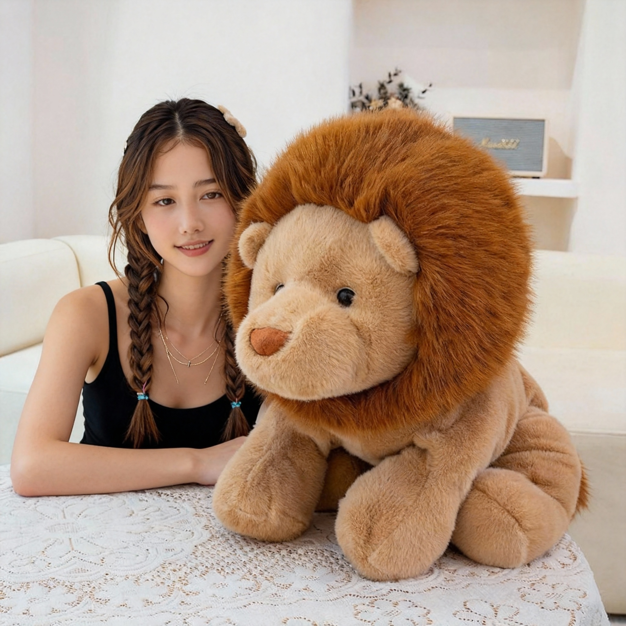 Lion Plush Kawaii Stuffed Animal Plush Toy - Image 3
