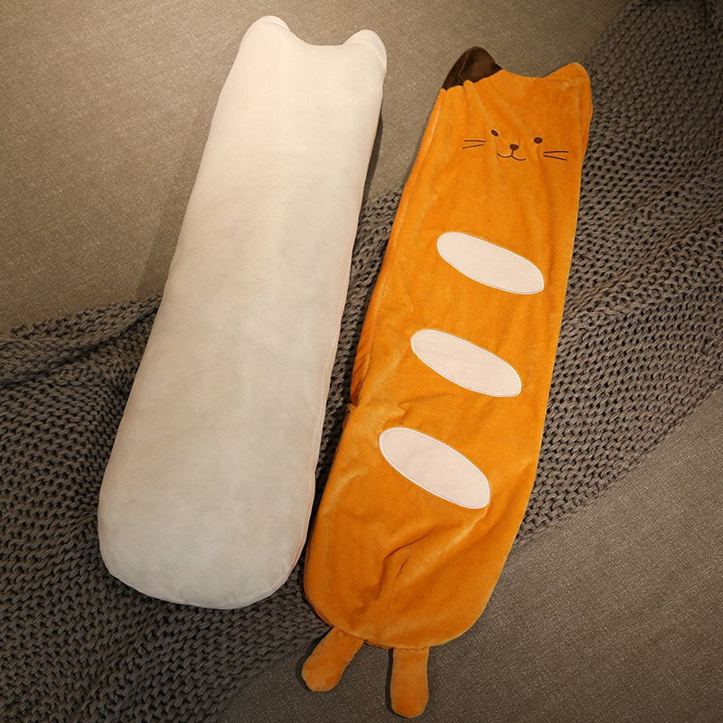 Long Baguette Cute Cat Bread Plushie - Image 8