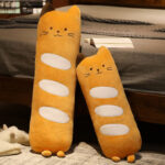 Long Baguette Cute Cat Bread Plushie