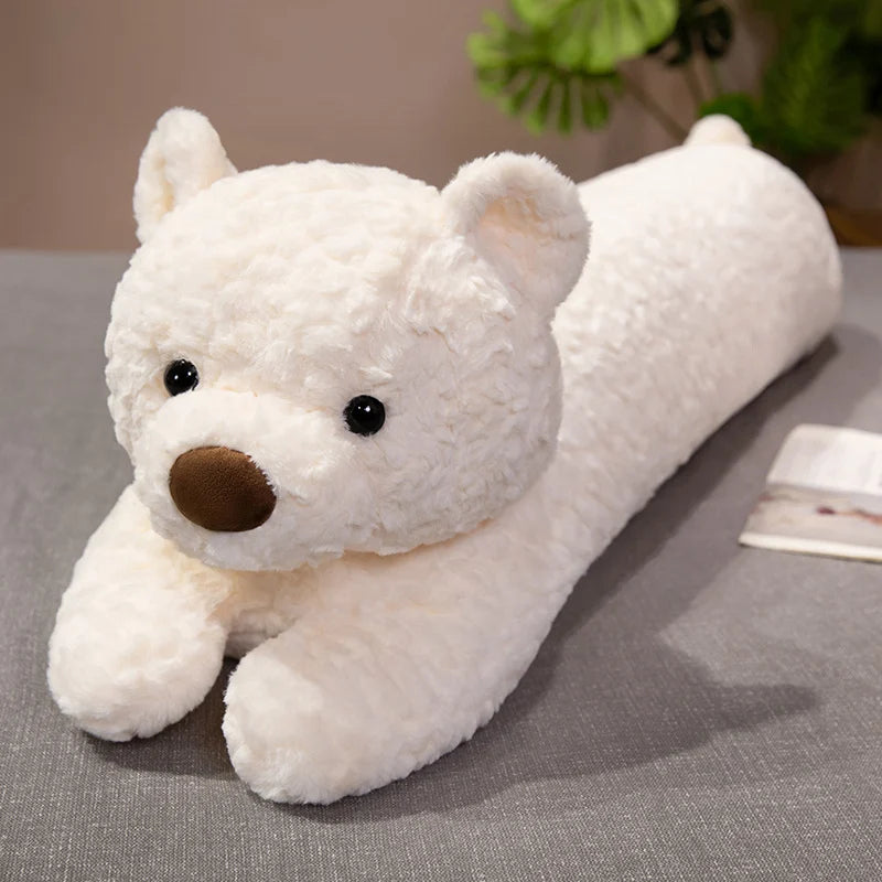 Long Fluffy Bear Snuggle Buddy Plushies - Image 8
