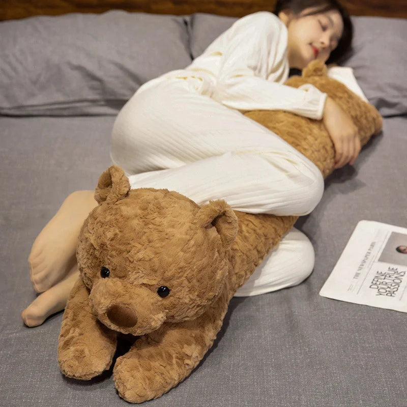 Long Fluffy Bear Snuggle Buddy Plushies - Image 6