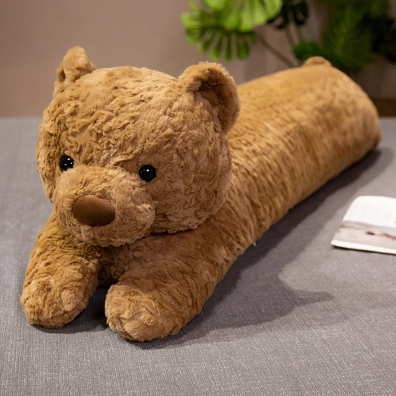 Long Fluffy Bear Snuggle Buddy Plushies - Image 9