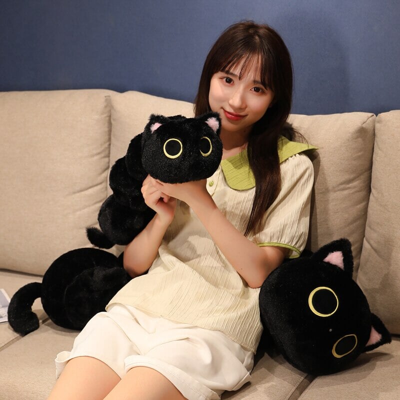 Long Fluffy Cat Caterpillar Plushies - Image 13