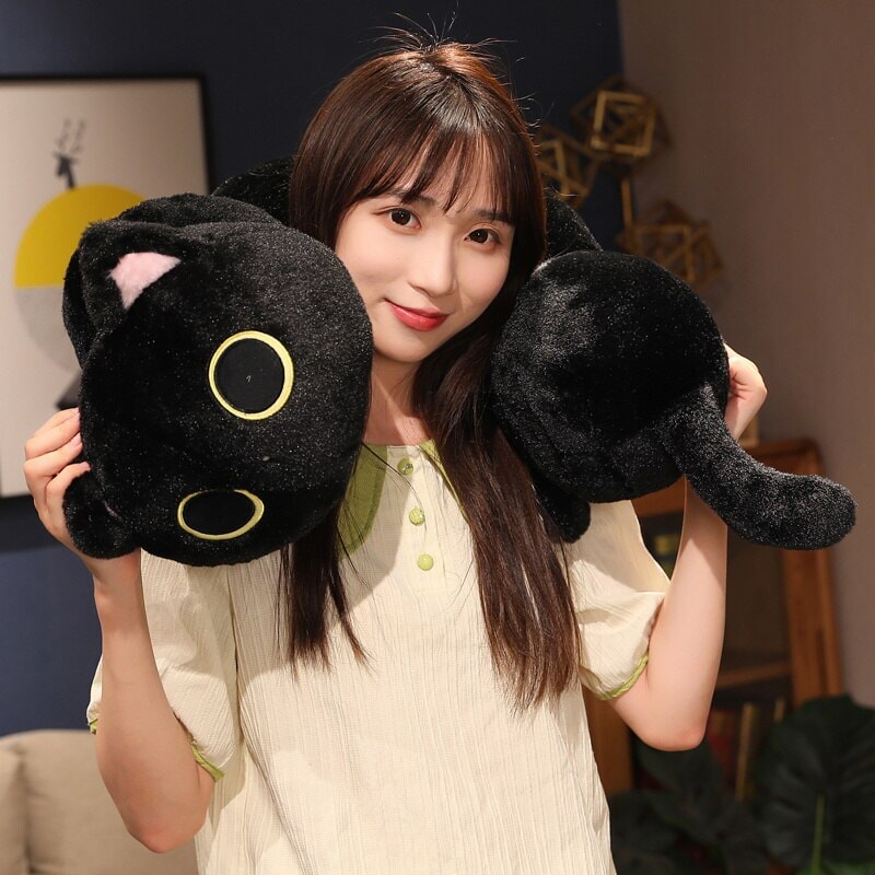 Long Fluffy Cat Caterpillar Plushies - Image 14