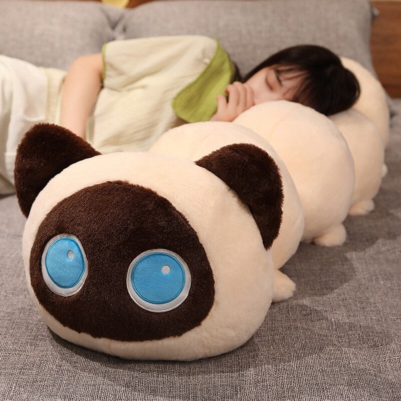 Long Fluffy Cat Caterpillar Plushies - Image 10