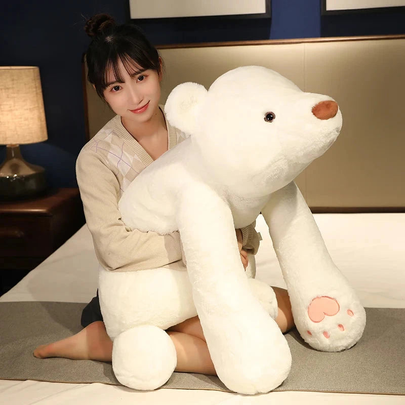 Long Giant Cuddly Teddy Bear Panda Polar Bear Plushies - Image 6