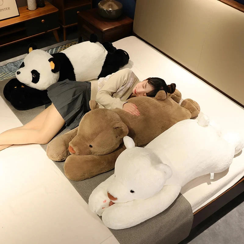 Long Giant Cuddly Teddy Bear Panda Polar Bear Plushies - Image 15