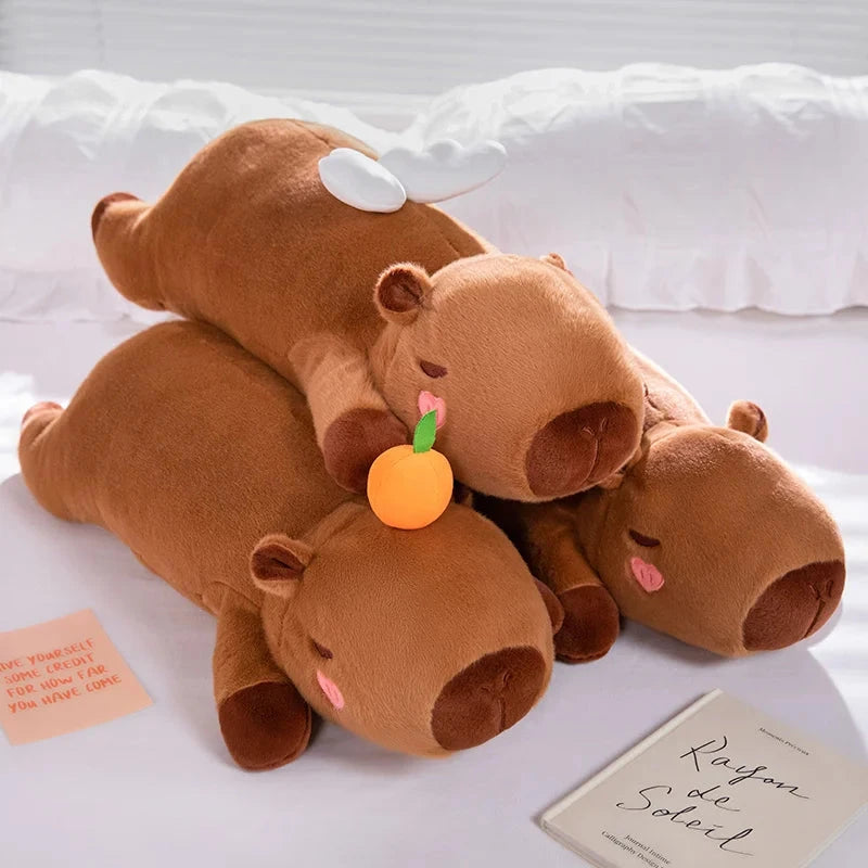 Long Kawaii Angel Capybara Plushies - Image 2