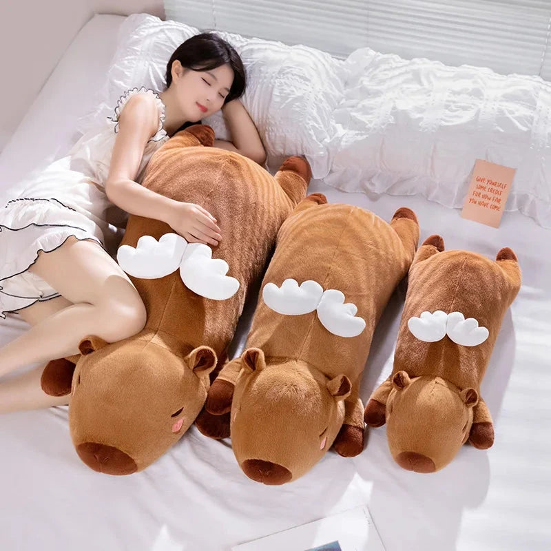 Long Kawaii Angel Capybara Plushies - Image 3